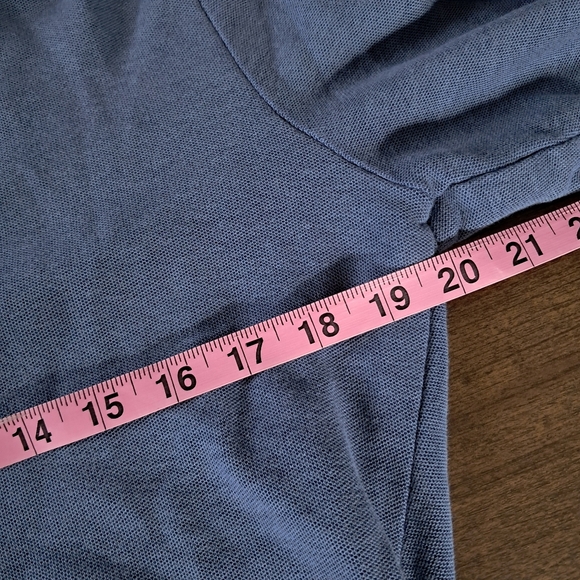 Vineyard Vines Men 1/4 Zip Pullover Sweater Blue Pink Size Small - Picture 6 of 6